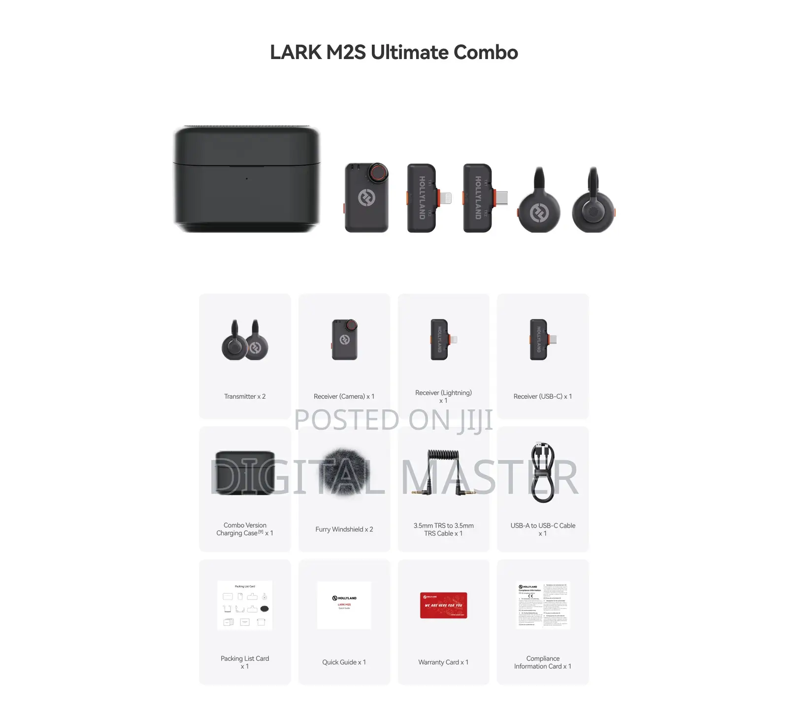 Hollyland Lark M2s Ultimate Combo Wireless Microphone System