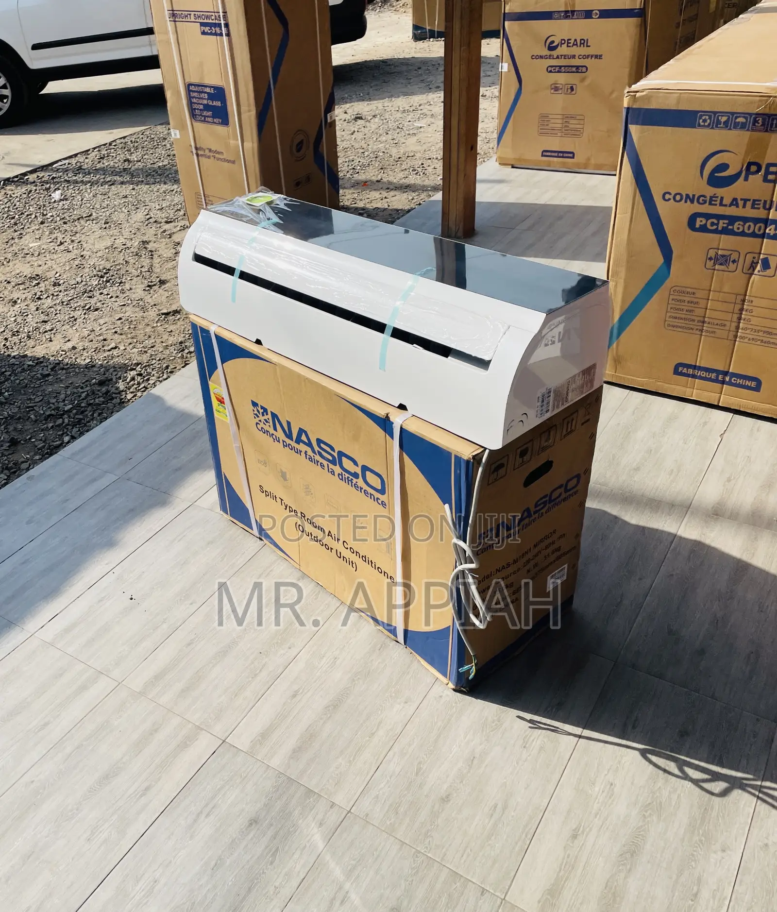 Defrosting Nasco 2.0hp Non Inverter Air Conditioner,Mirror