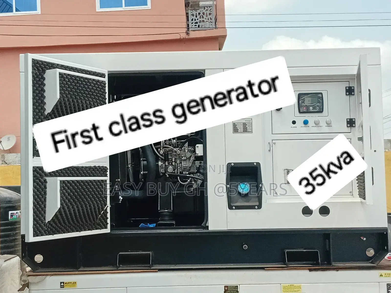 Thrilling 35kva 30000watts Perkins Silent Diesel Generator