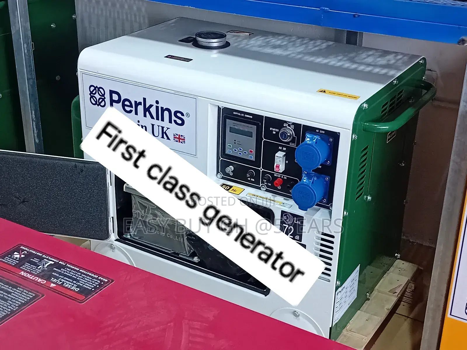Pinnacle 10kva 13000watt Perkins Diesel Generator Mild Noise