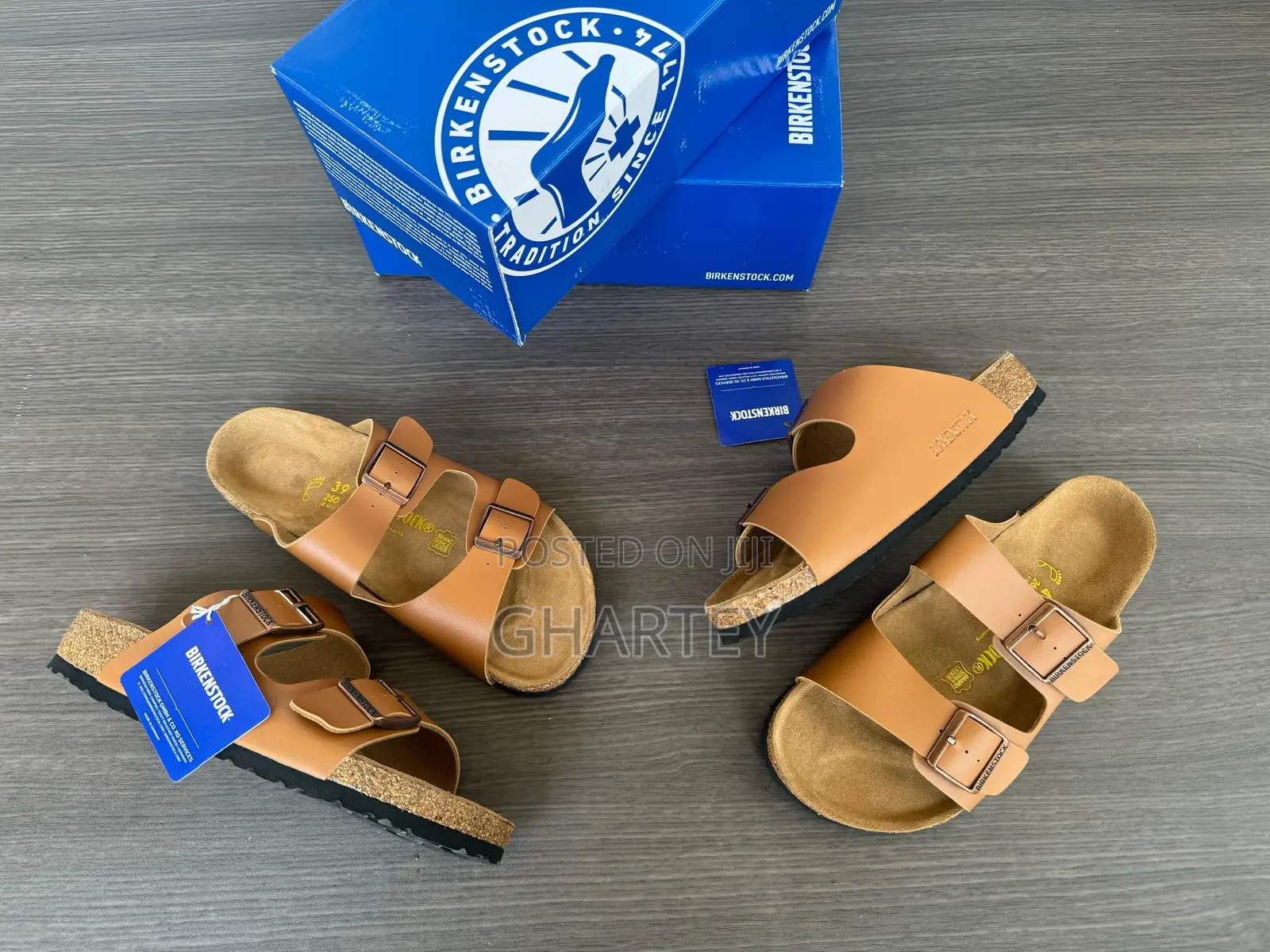Birkenstock Arizona Leather -Brown (Free Delivery)