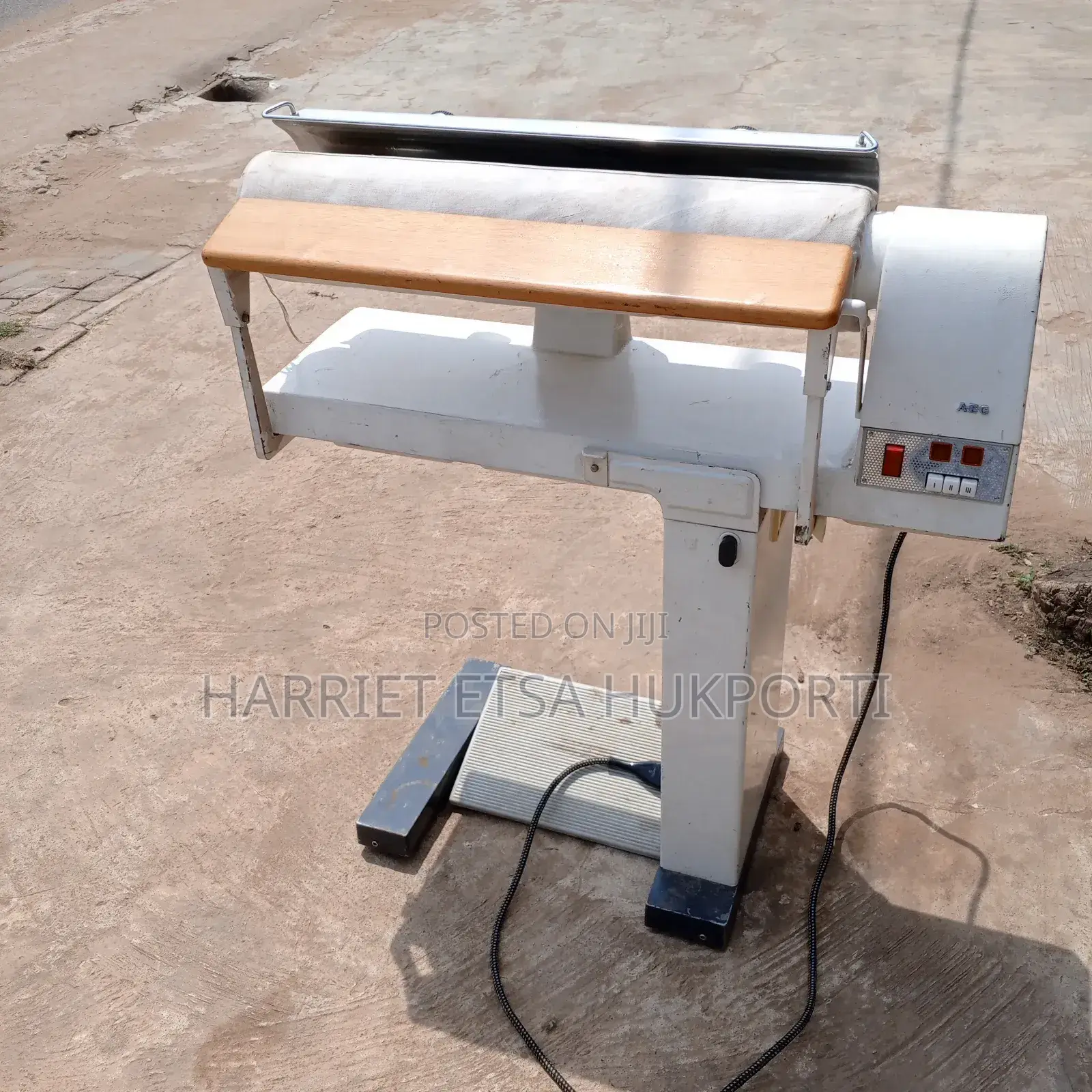 Used Aeg Industrial Iron From Italy(Please Read The Description)