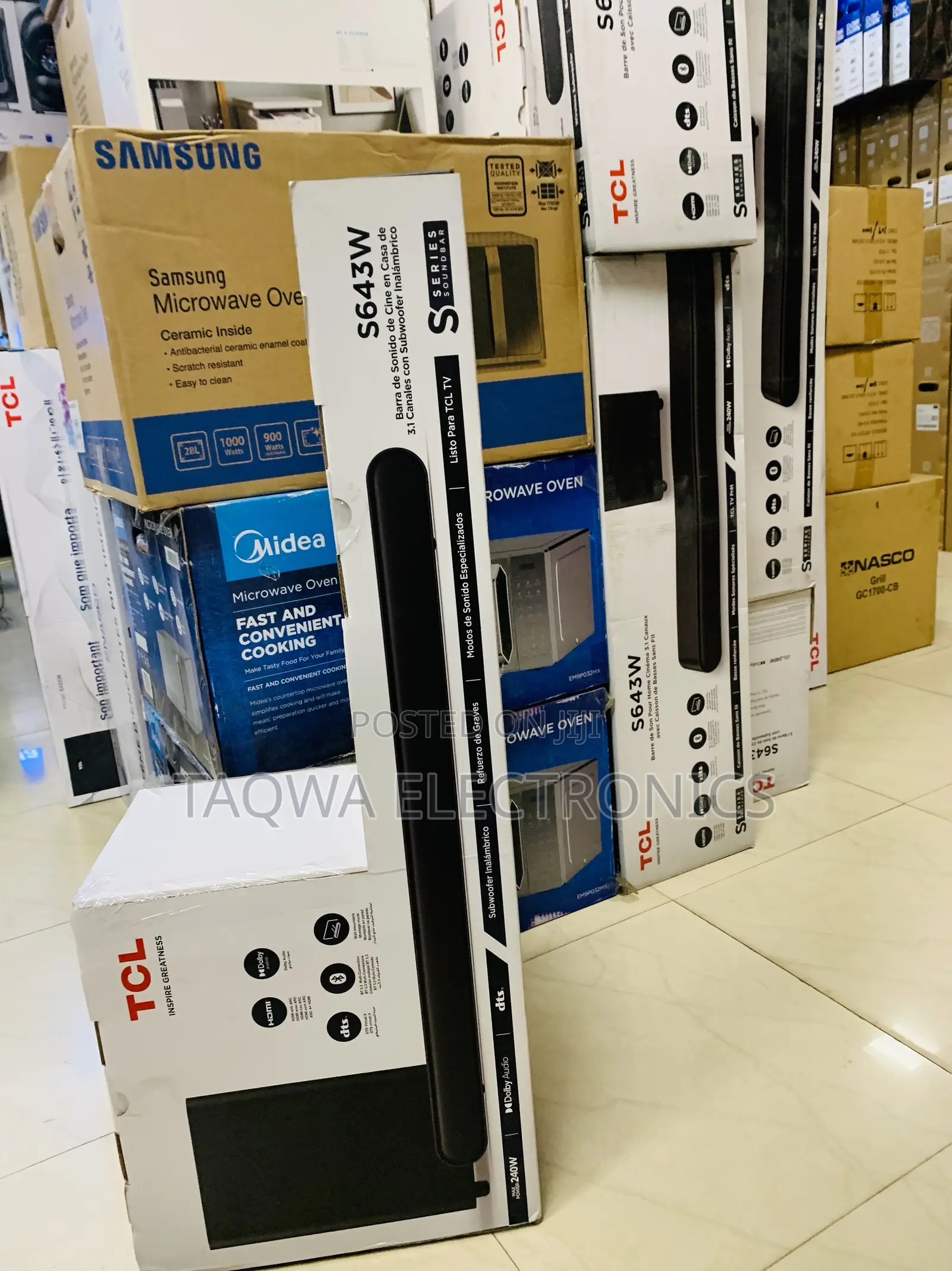 Furnished TCL Sound Bar S543w