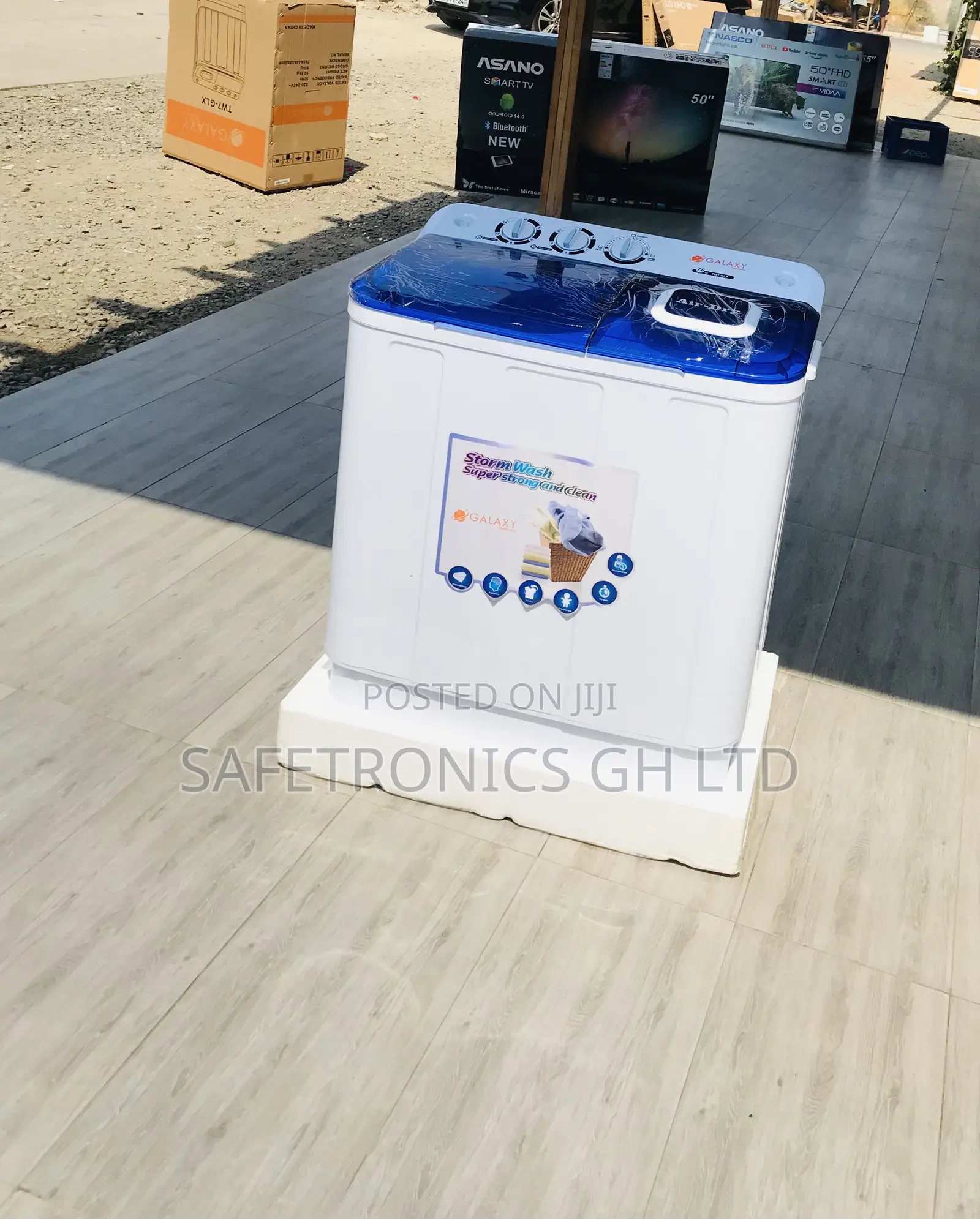 Twintub Topload Essential Galaxy 7kg Semiauto Washingmachine