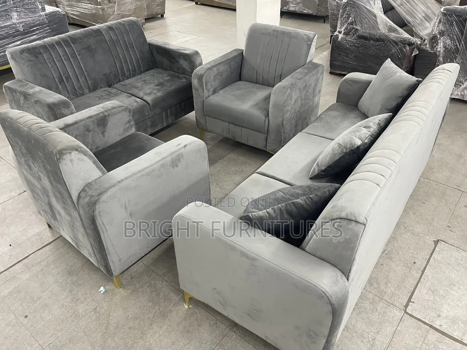 High Quality New Design Sofa Sets 3in,2in1 With Two Singles
