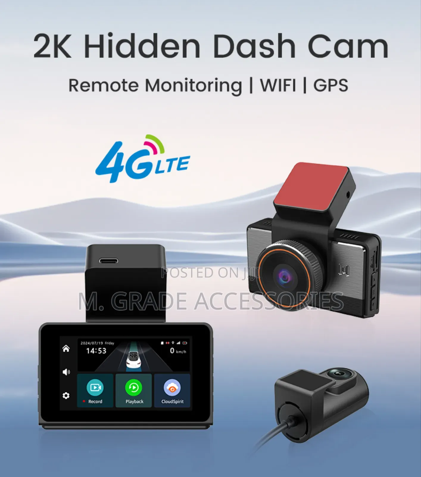 Dash Cam DVR With 4G SIM Support for Remote Monitoring