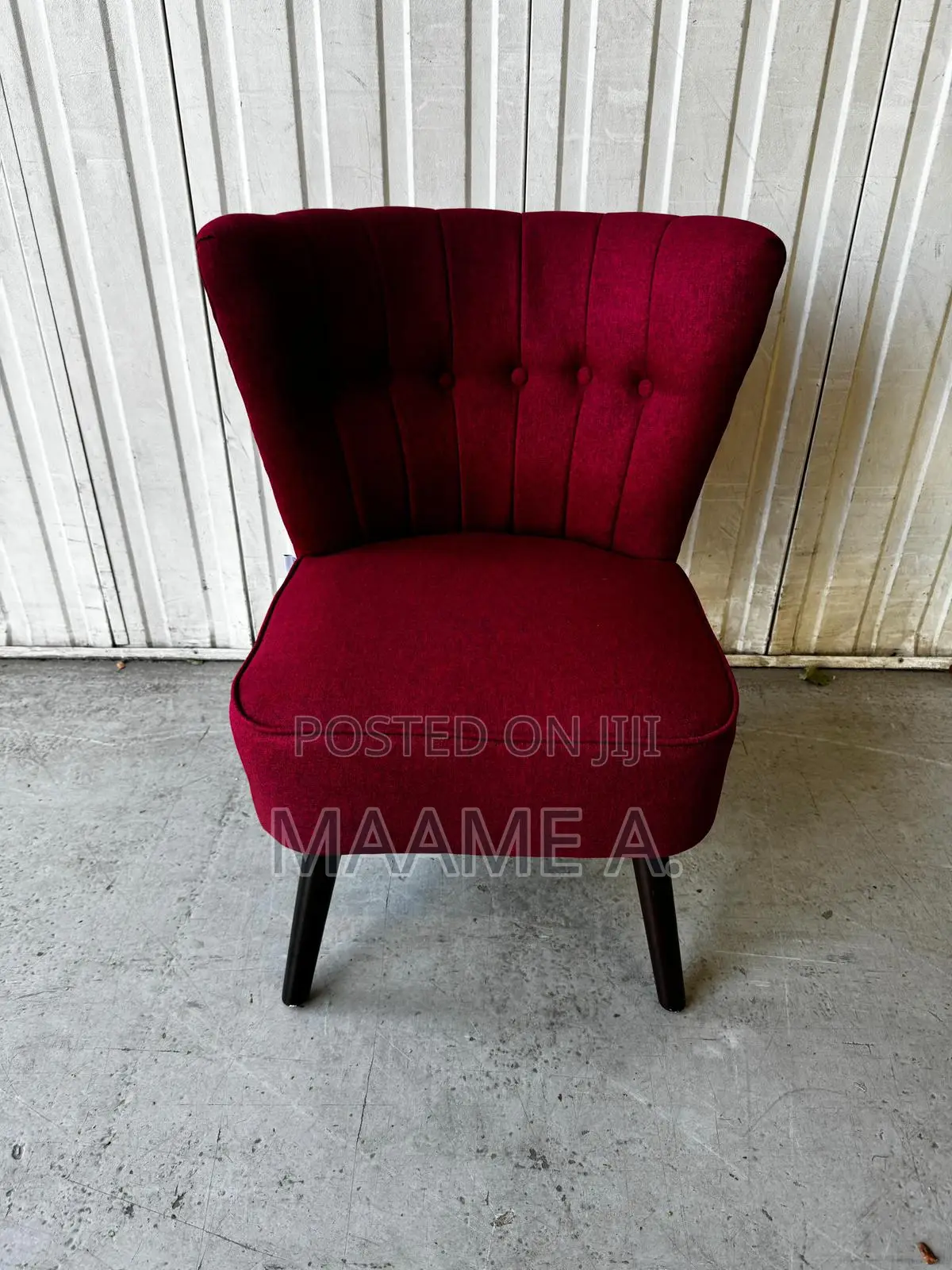 Modern Upholstered Wingback Sofa