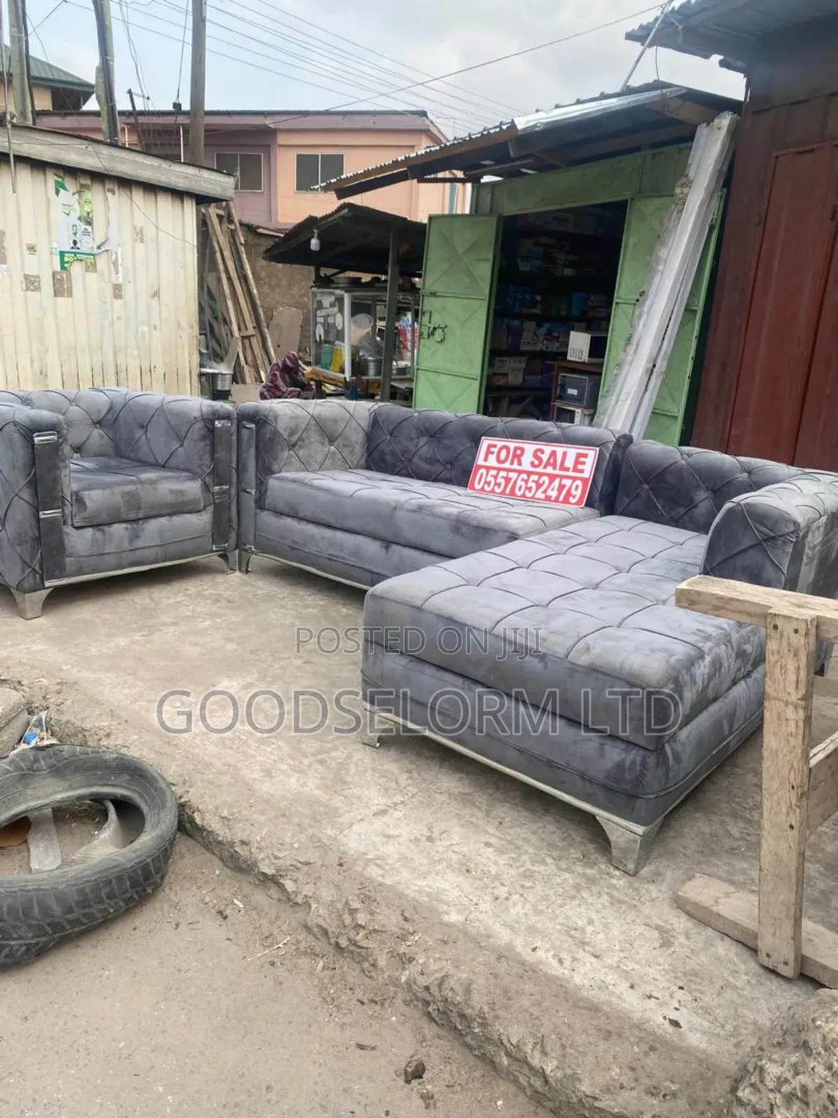 Single Plus L Shaped Furniture With Freee Delivery