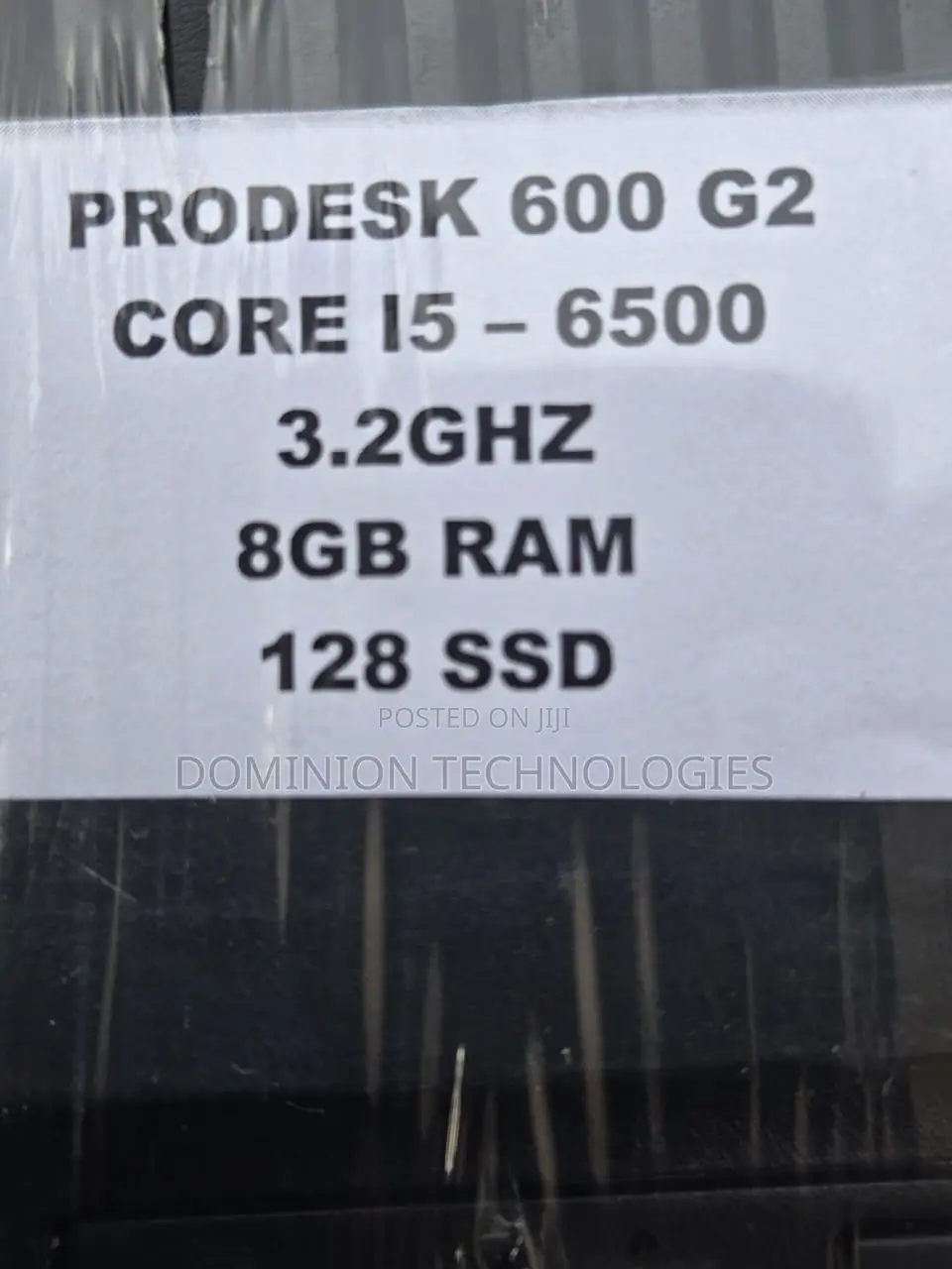 Desktop Computer HP ProDesk 600 8GB Intel Core I5 SSD 128GB
