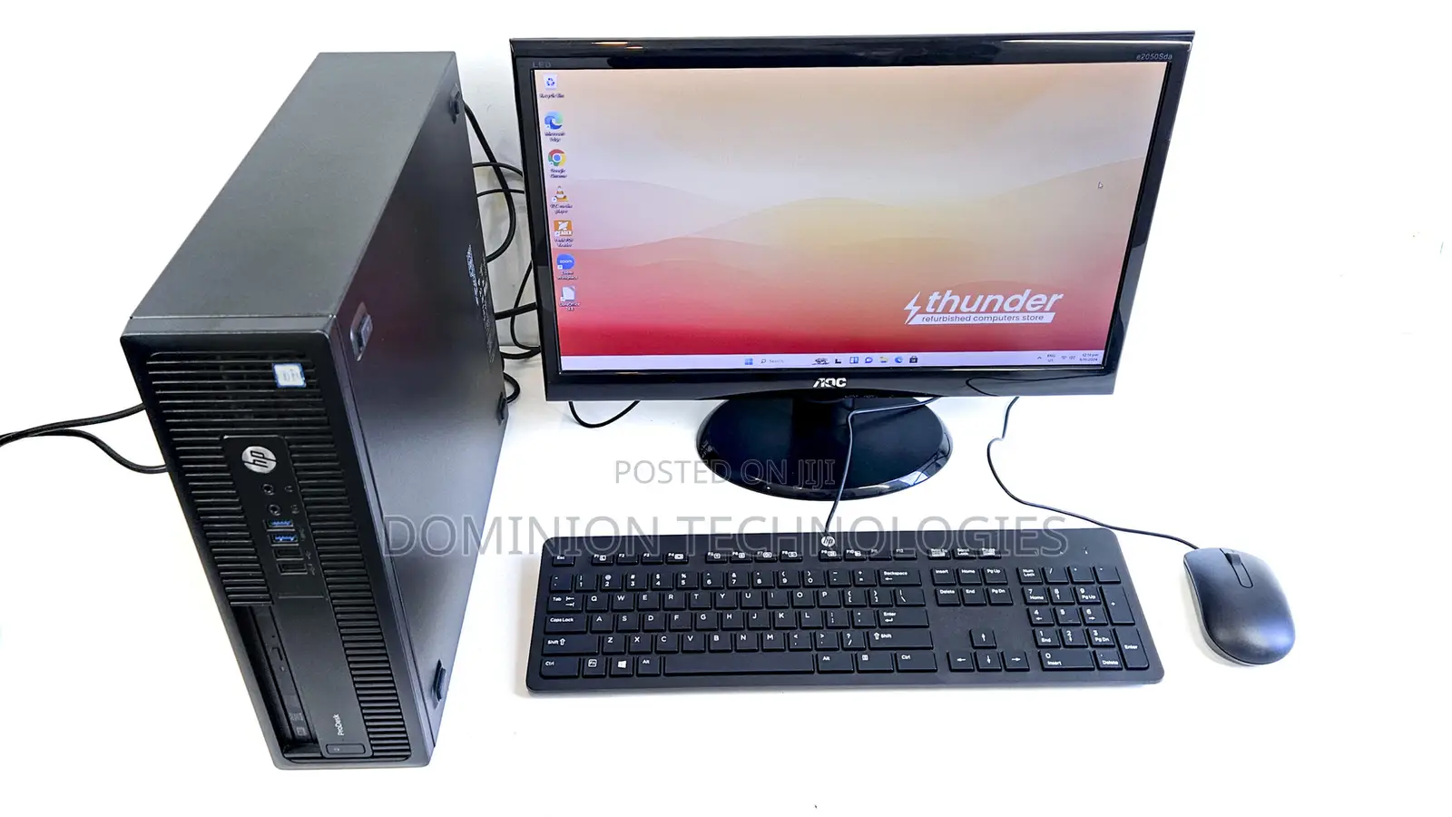 Desktop Computer HP ProDesk 600 8GB Intel Core I5 SSD 128GB
