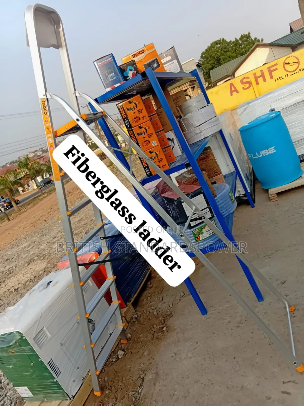 8steps Fiberglass Ladder Generator 150kg
