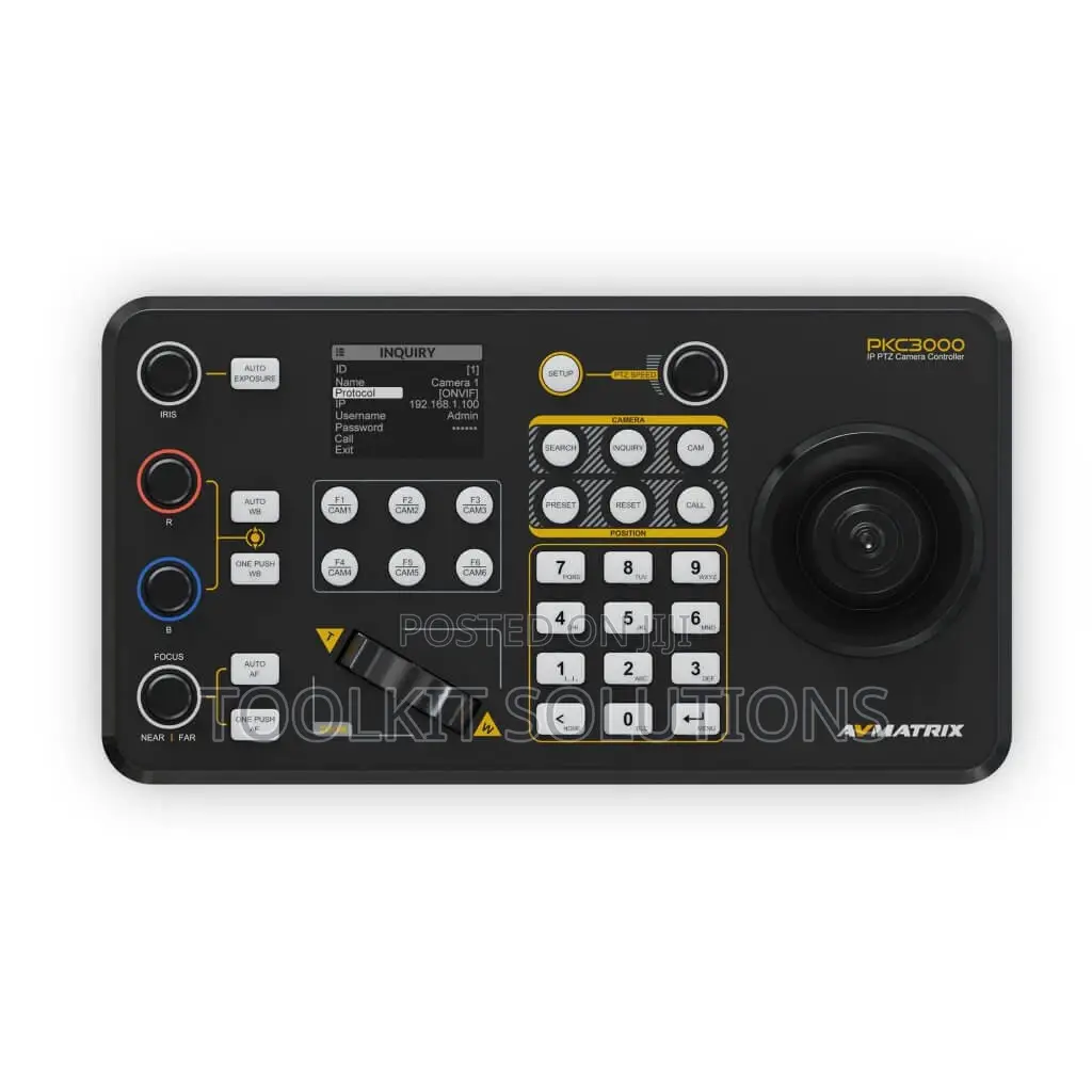 Pkc3 Professional Ip Serial PTZ Camera Joystick Controller