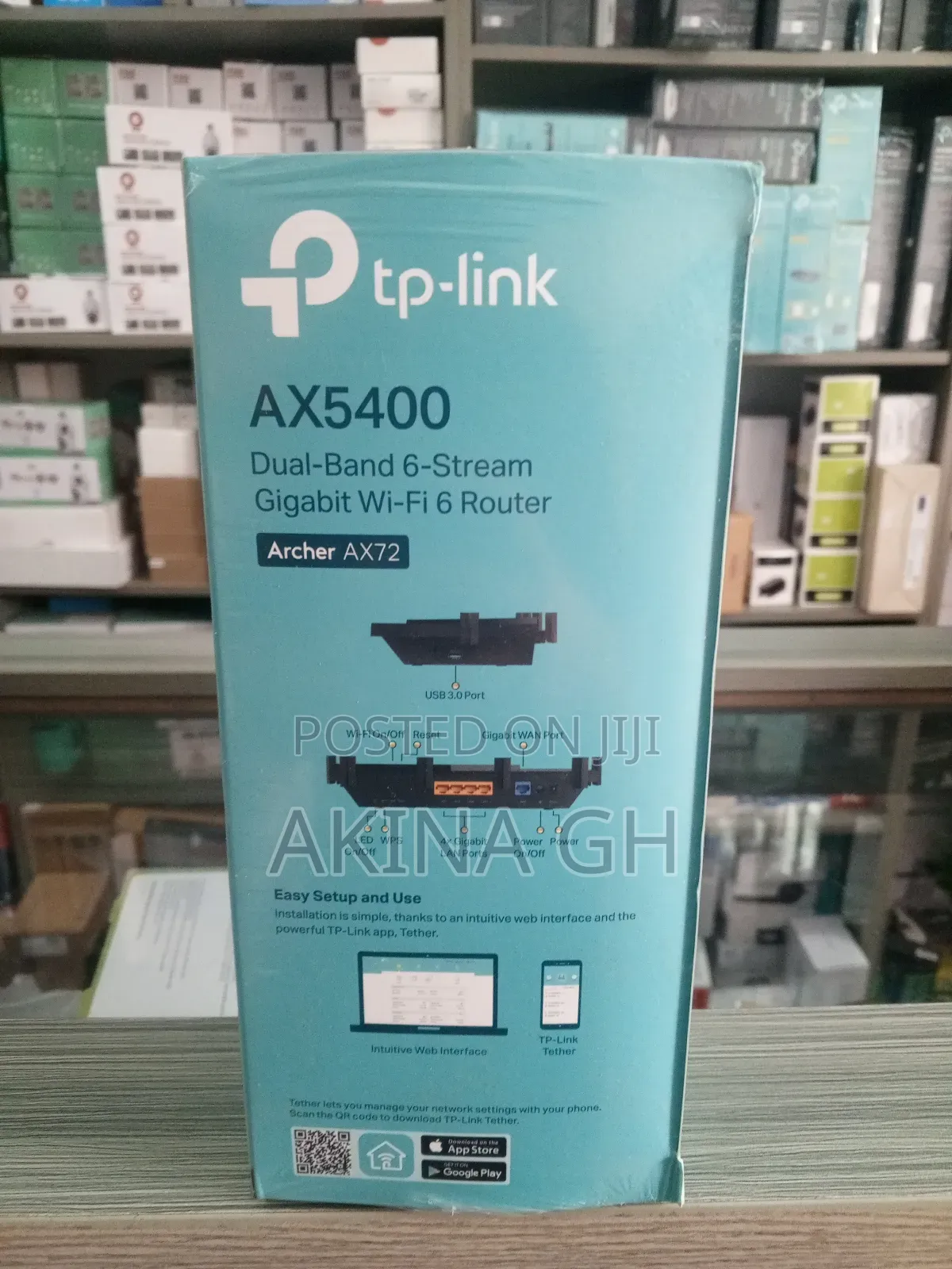 Tp-Link Archer Ax72 Ax5400 Dual-Band Gigabit Wi-Fi 6 Router