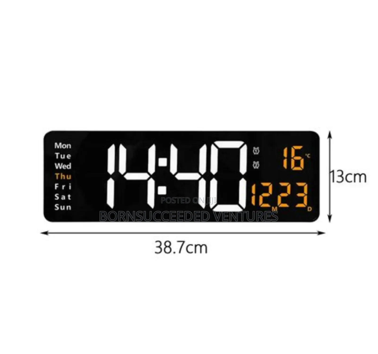 Digital Display Clock With Remote