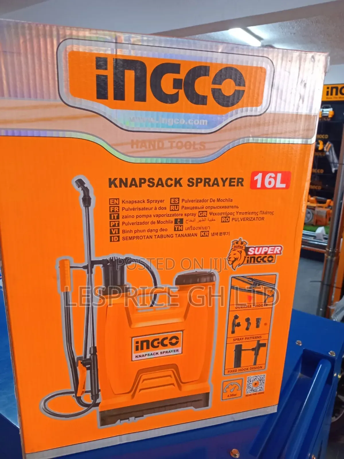 Ingco 16L Sprayer: Strong Performance