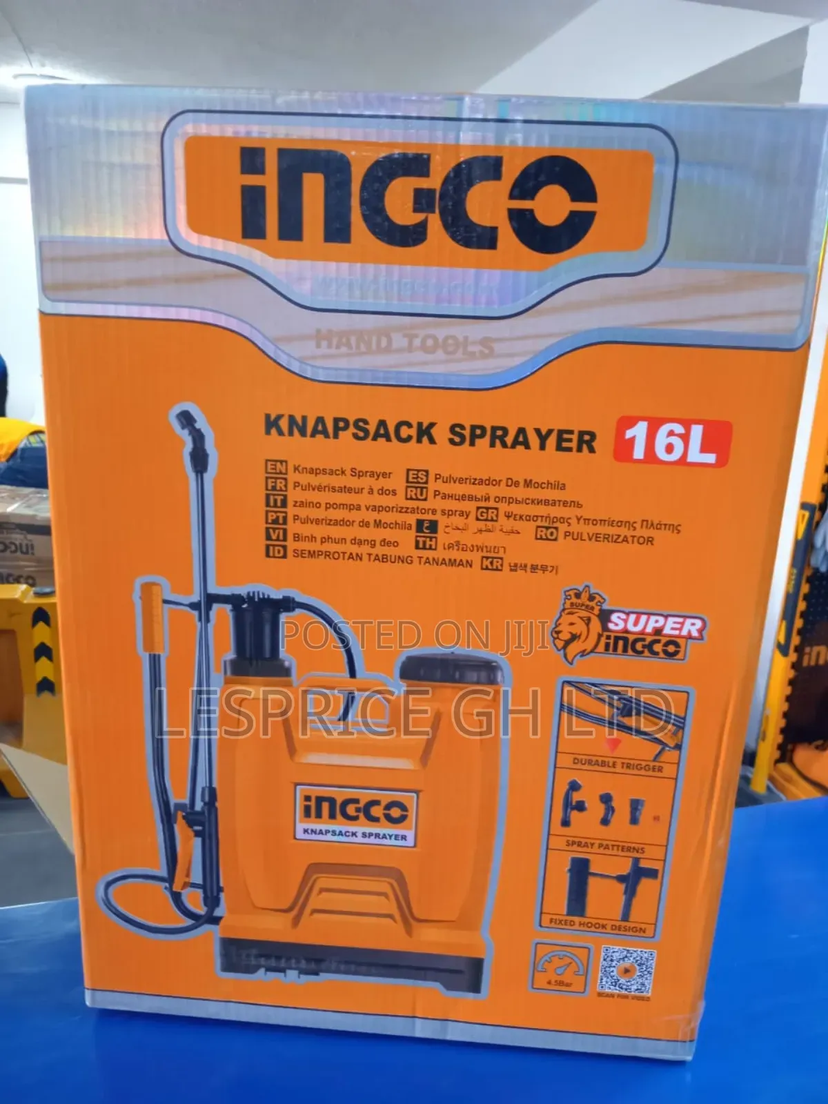 Ideal for Farms: Ingco Knapsack Spraying Machine
