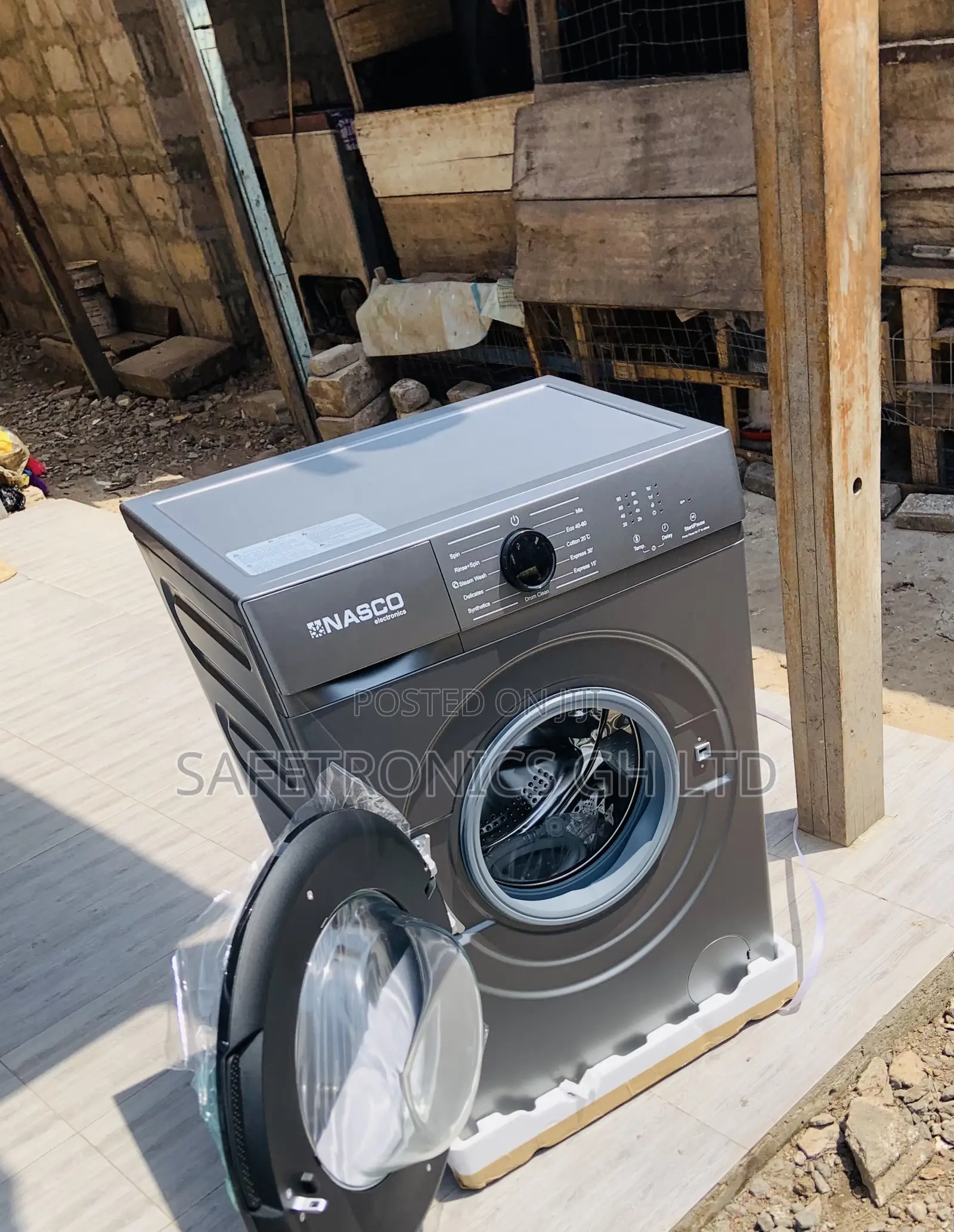 Get Brand New Nasco 6kg Smart Inverter Front Load Fullauto