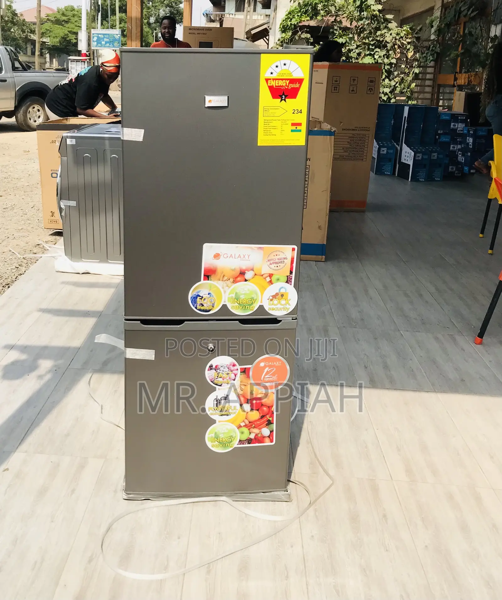 Authentic Galaxy GLX-200TM 2 Door Down Freezer Fridge.