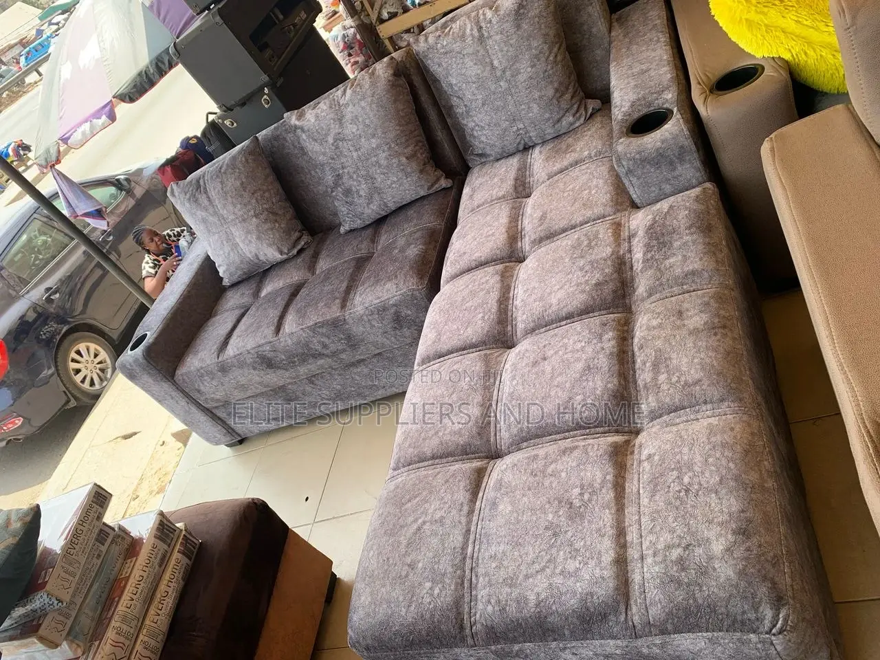 L-Shaped Sofa + 1