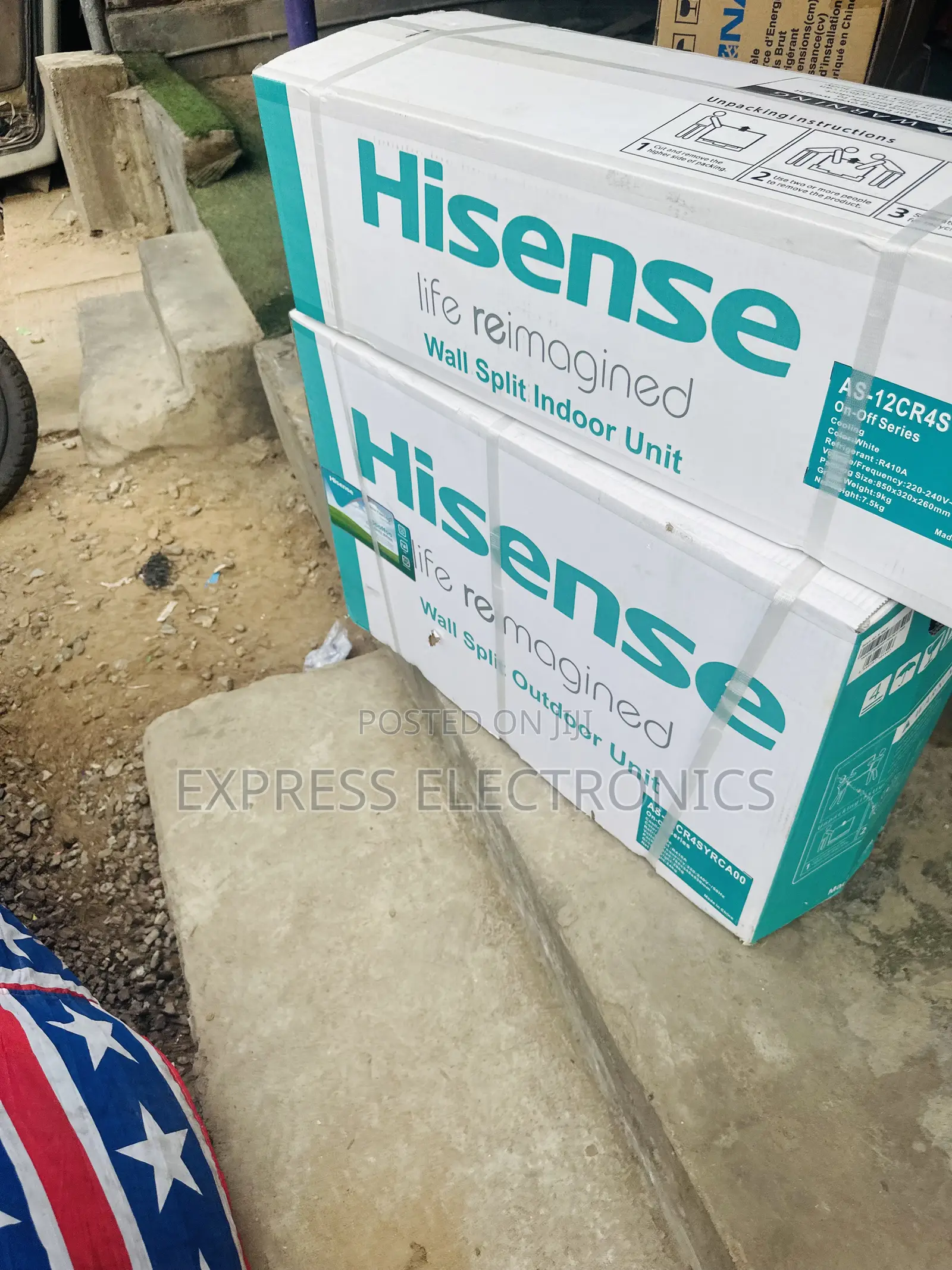 Multi Folds Evaporated Split Hisense R410 Gas 1.5hp