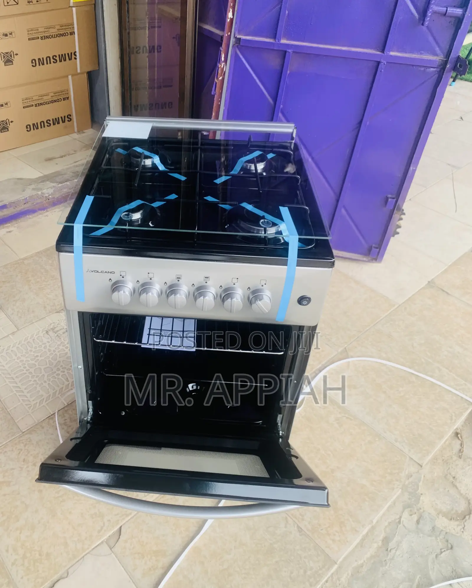 Purchase Unique Volcano Gas Oven 4 Burner(Free Standing).