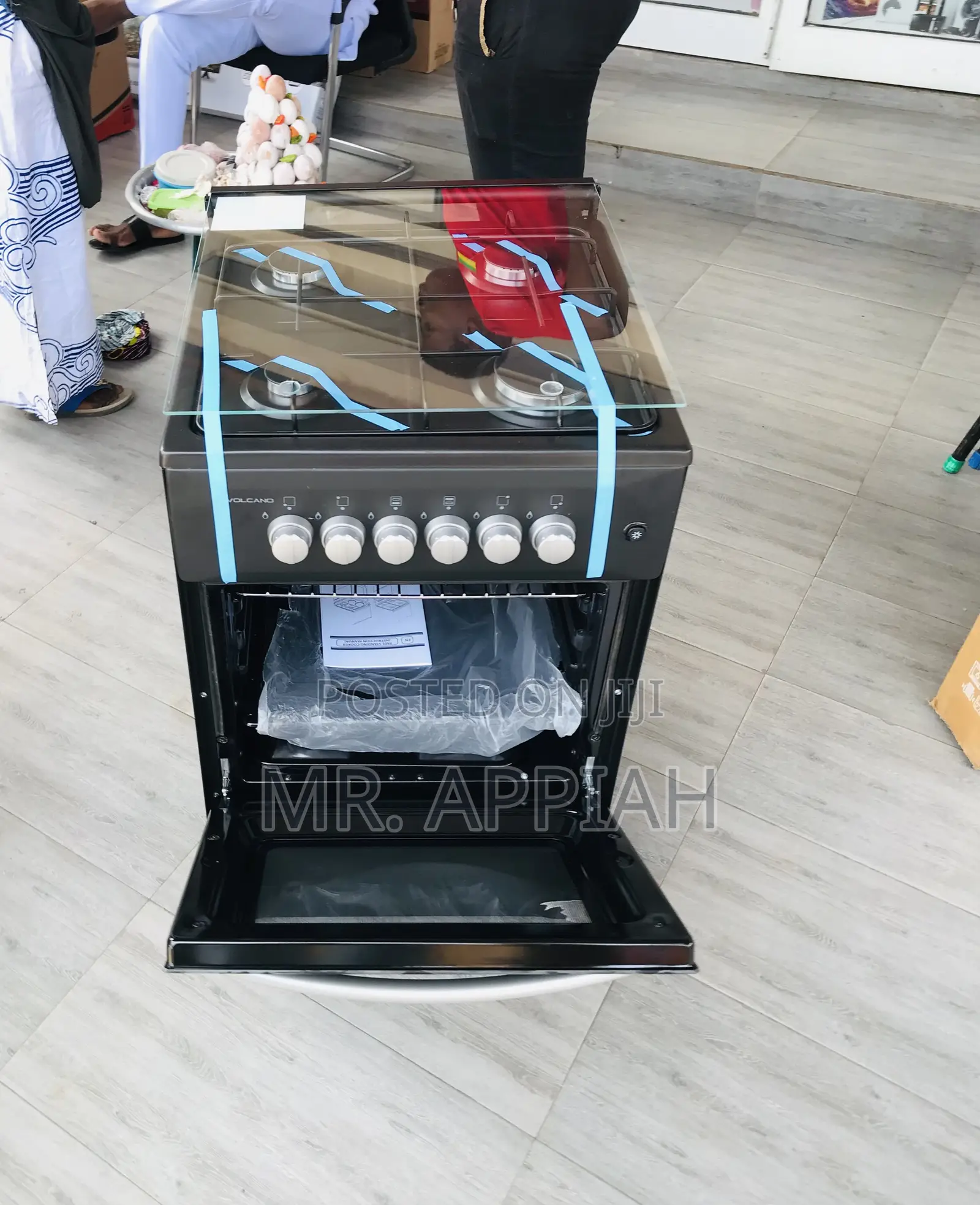 Shop Unique Volcano Gas Oven Cooker(Black) 