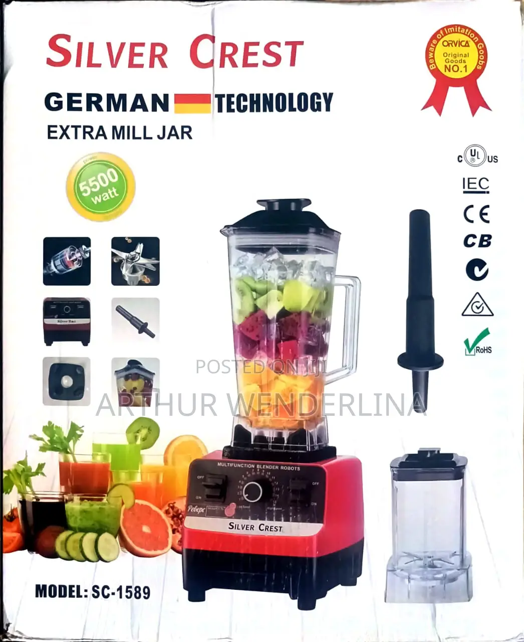 Silver Crest 2 in 1 Blender