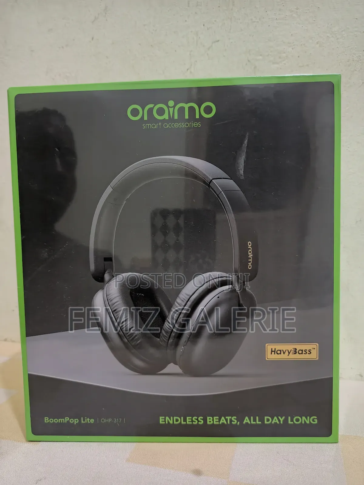 Oraimo Boompop Lite Enc Over-Ear Wireless Headphones