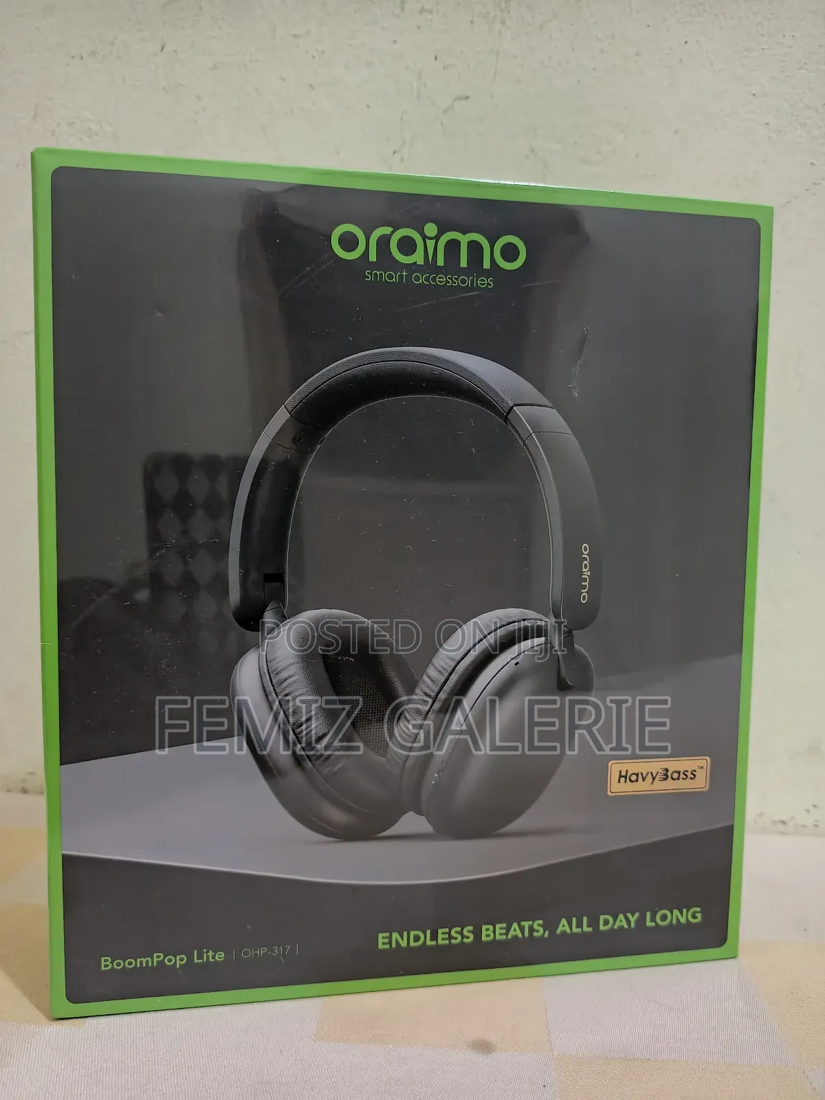 Oraimo Boompop Lite Enc Over-Ear Wireless Headphones