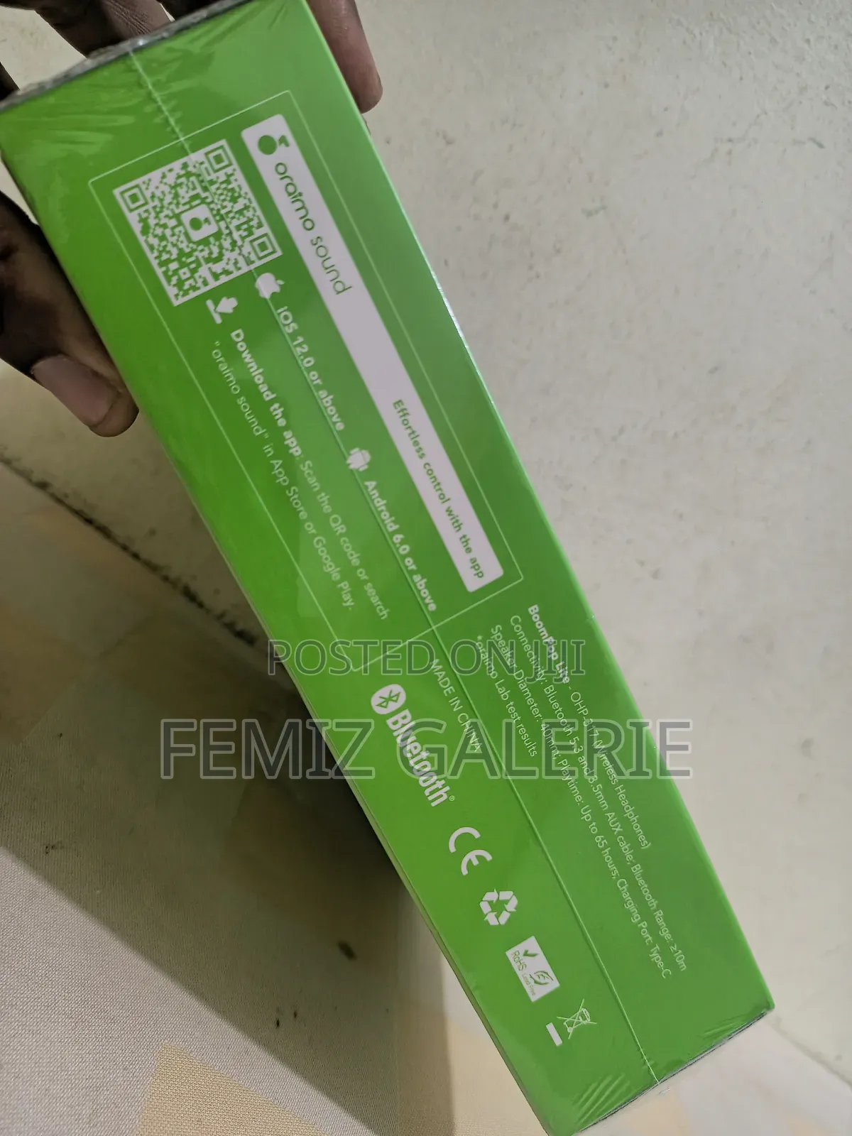 Oraimo Boompop Lite Enc Over-Ear Wireless Headphones