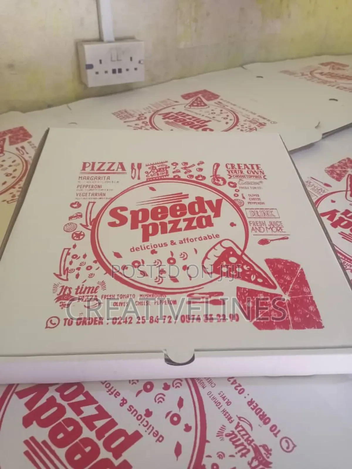 One Color Pizzabox