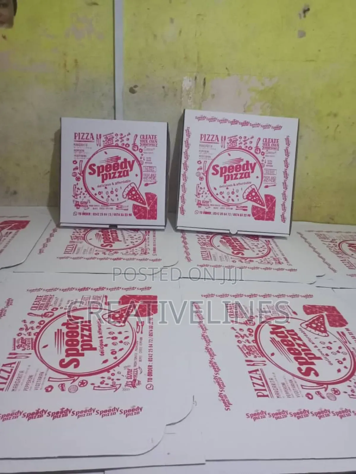 One Color Pizzabox