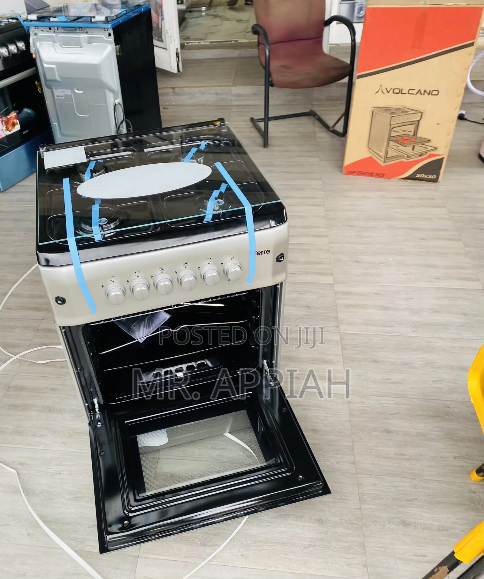 Get Unique Ferre 60x60cm Gas Oven 4 Burner(Smart) 