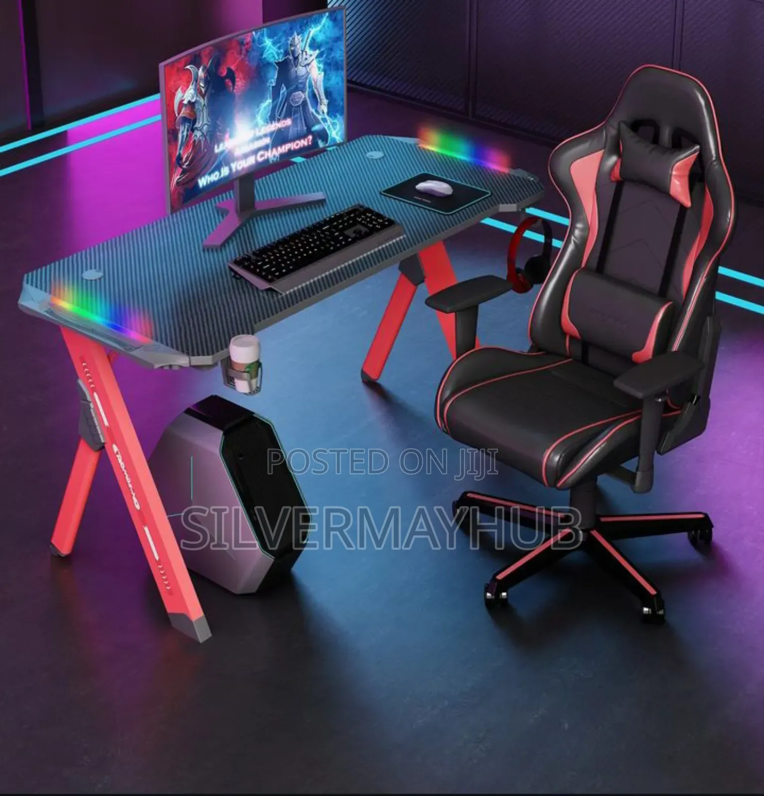 RGB Gaming Office Desk