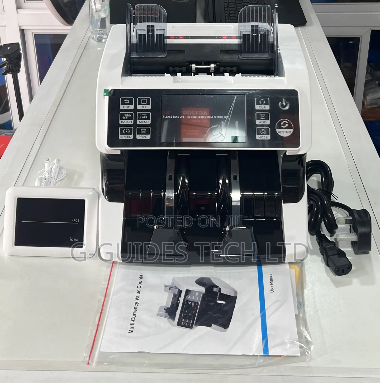 Al-920a Multi-Currency Mix Value Money Counting Machine