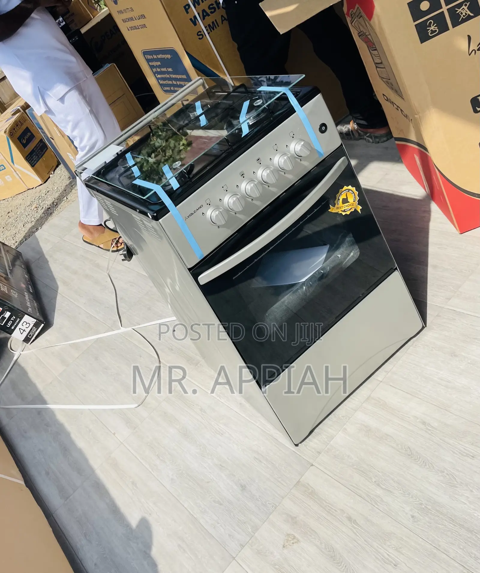 Get Unique Volcano 4 Gas Oven With Grill(Classic) 