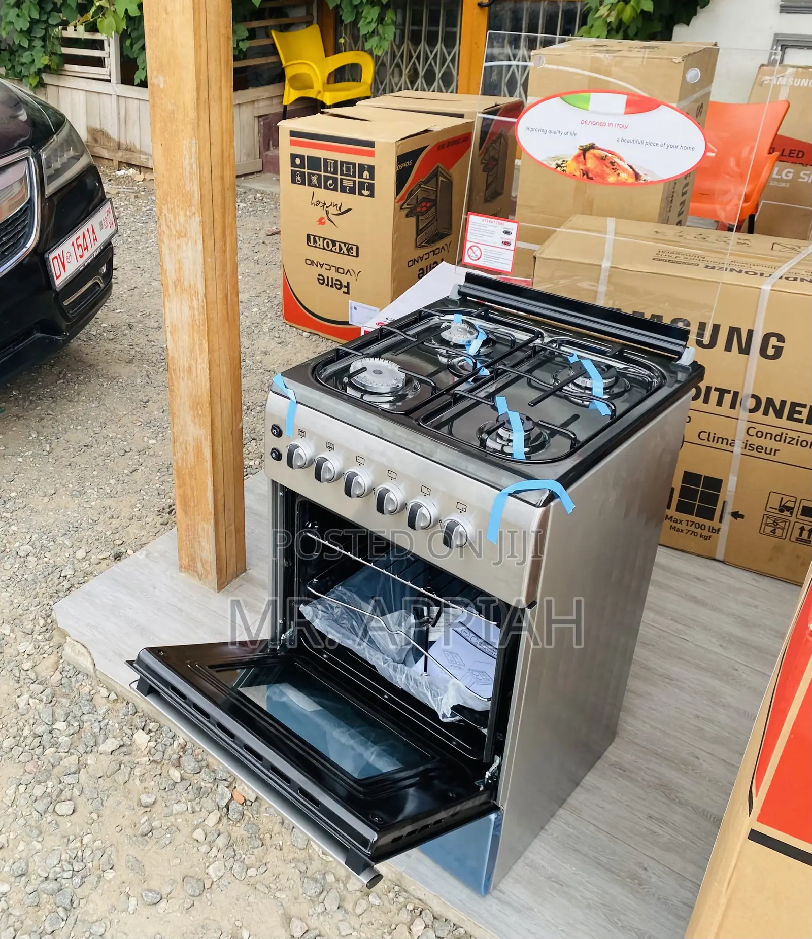 Choose Unique Ferre 50x60(New Line)4 Gas Burner With Grill
