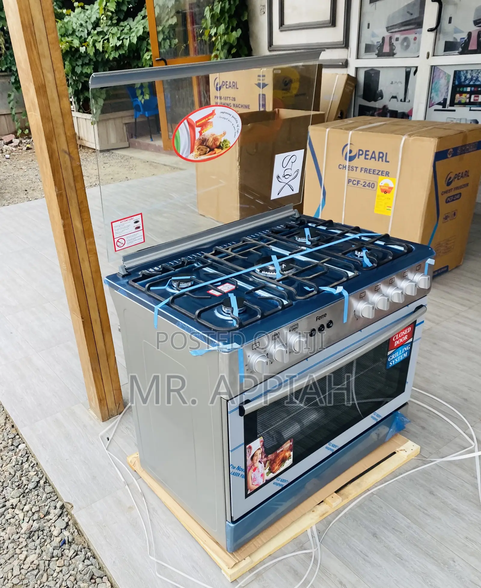 Fantastic Ferre 60x90cm 5 Gas Burnet With Grill.