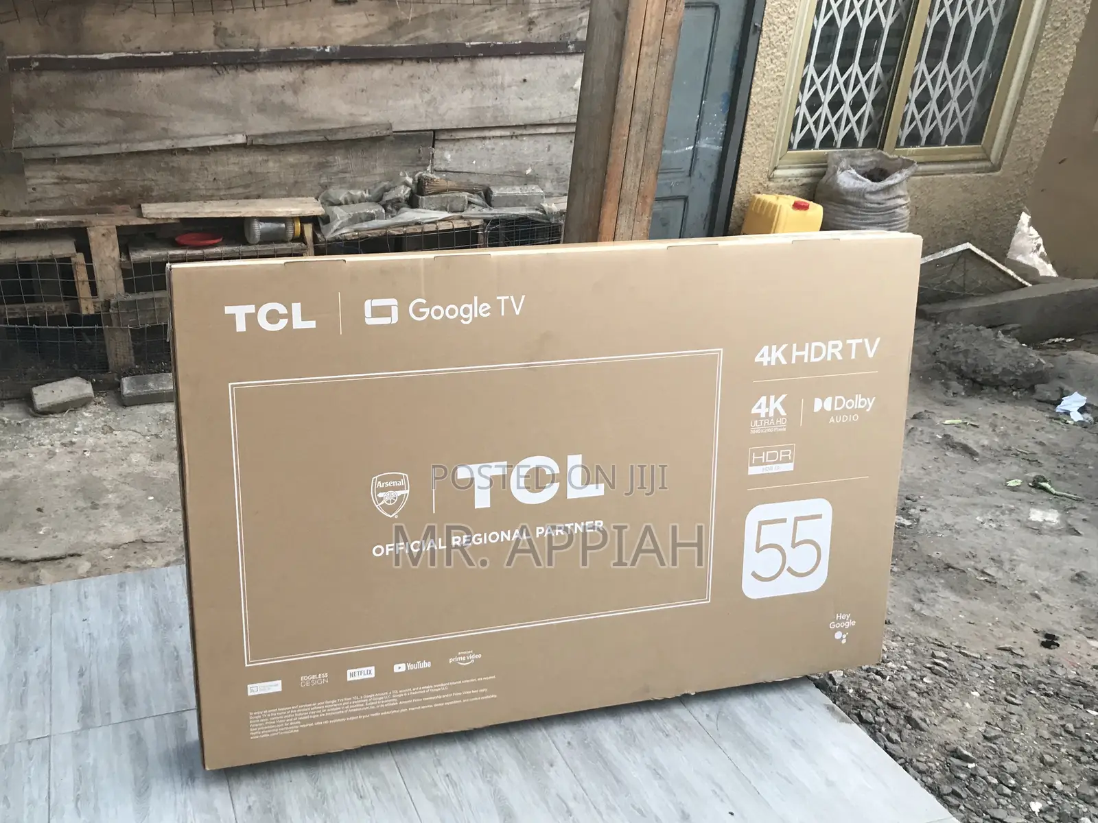 Unique TCL 55p635 55” HDR Smart Screen Television(Black)