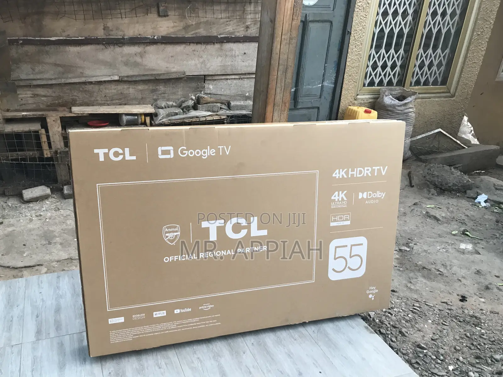 Unique TCL 55p635 55” HDR Smart Screen Television(Black)