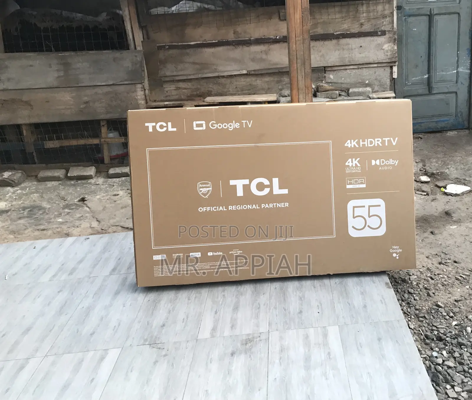 Fantastic TCL 55p635 55” HDR Smart Screen Electric Tv.