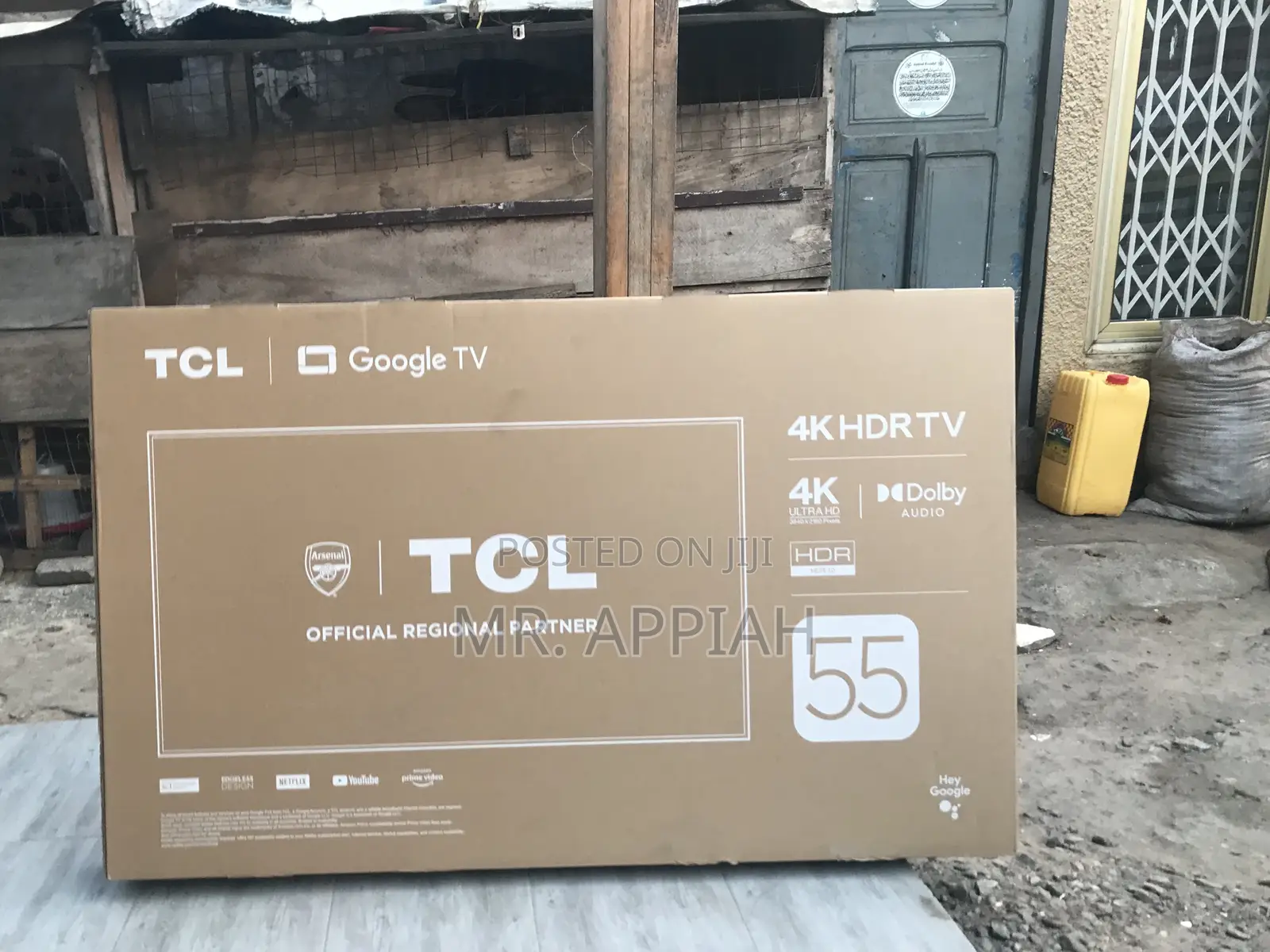 Fantastic TCL 55p635 55” HDR Smart Screen Electric Tv.