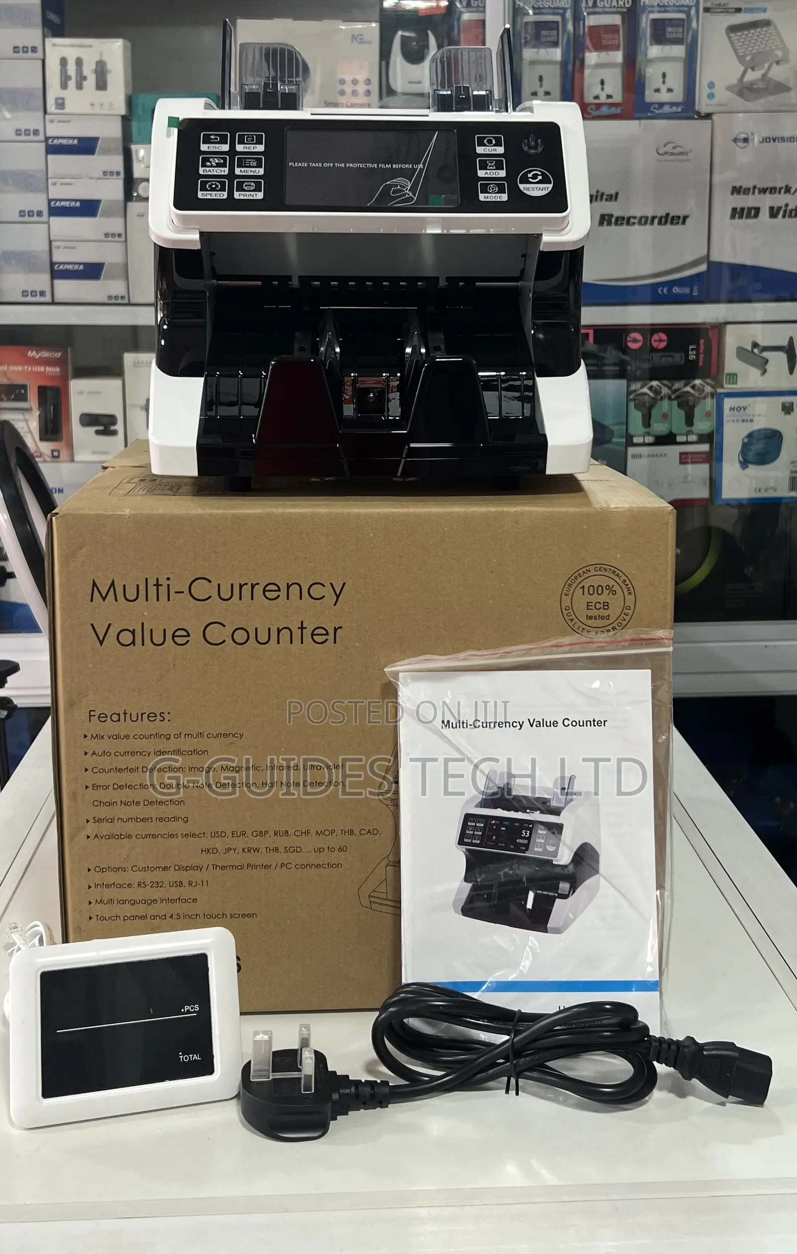 Al-920a Multi-Currency Mix Value Money Counting Machine