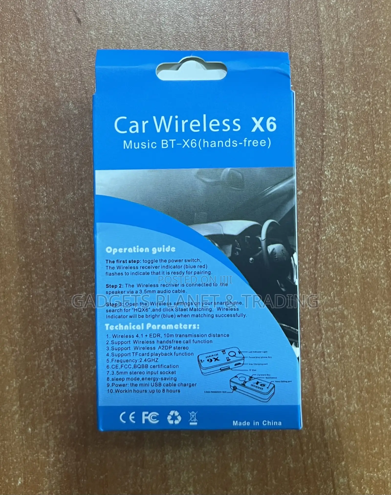 X6 Bluetooth Transmission Adapter
