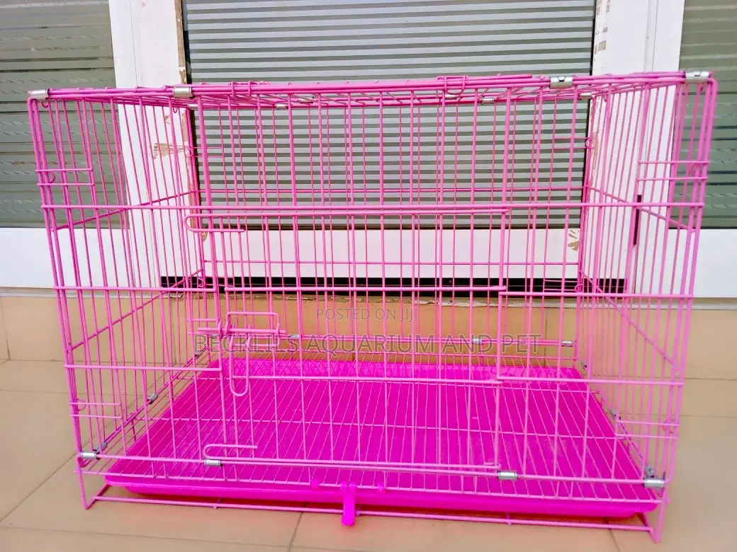 Pink Extra Large Dog Cages