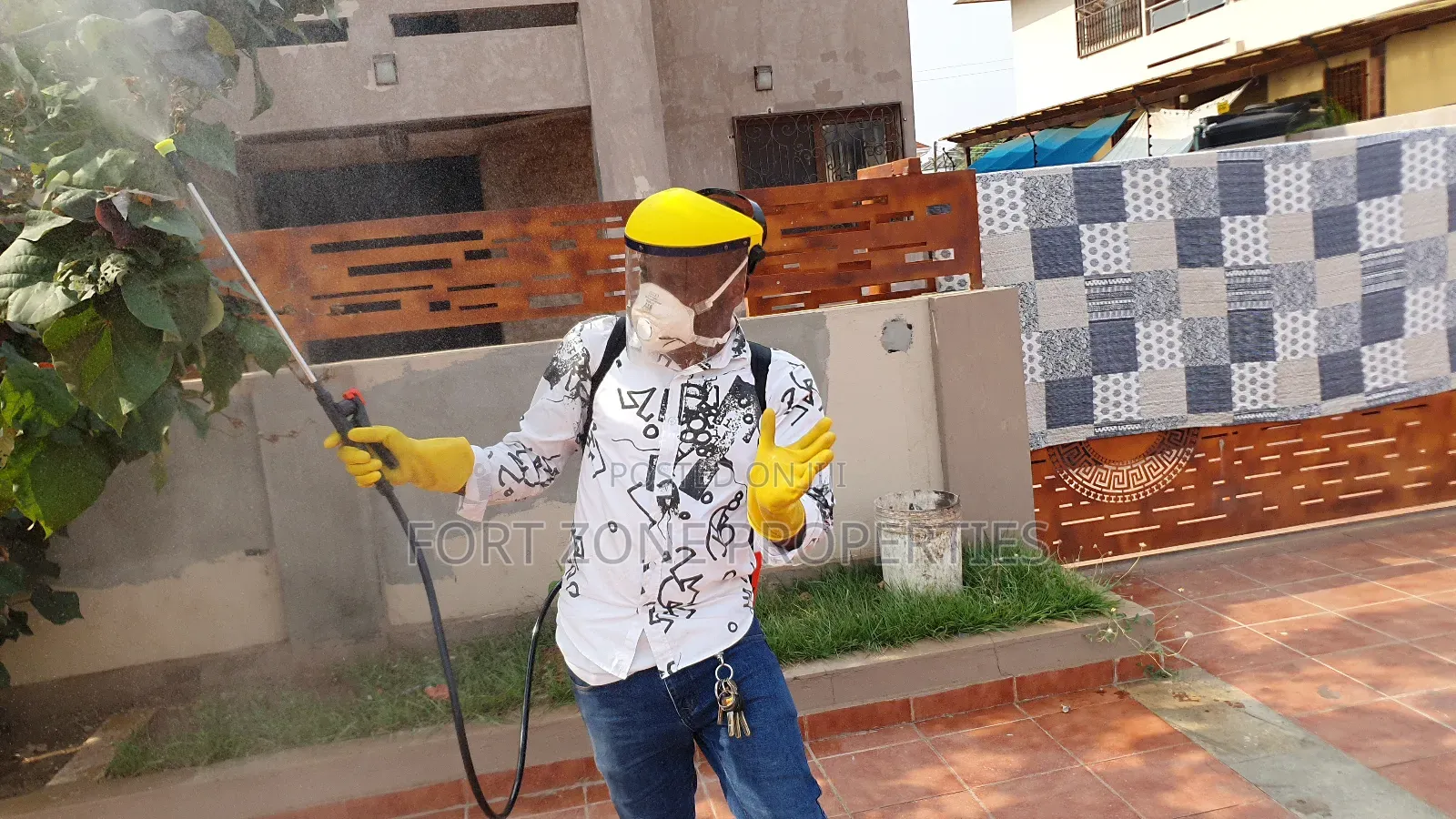 Tema Industrial Areas Fumigation With Cleantex