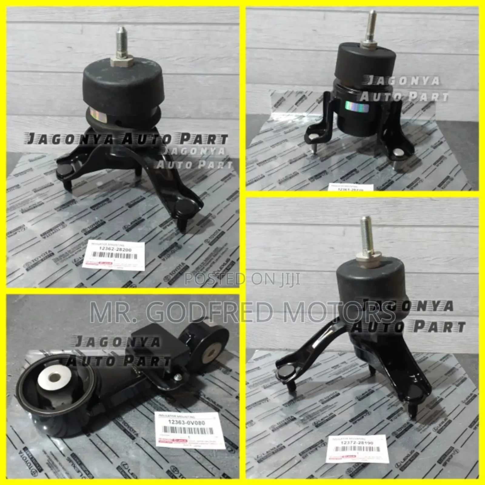 Toyota Camry 2014 Engine Mount 4 Set. Original