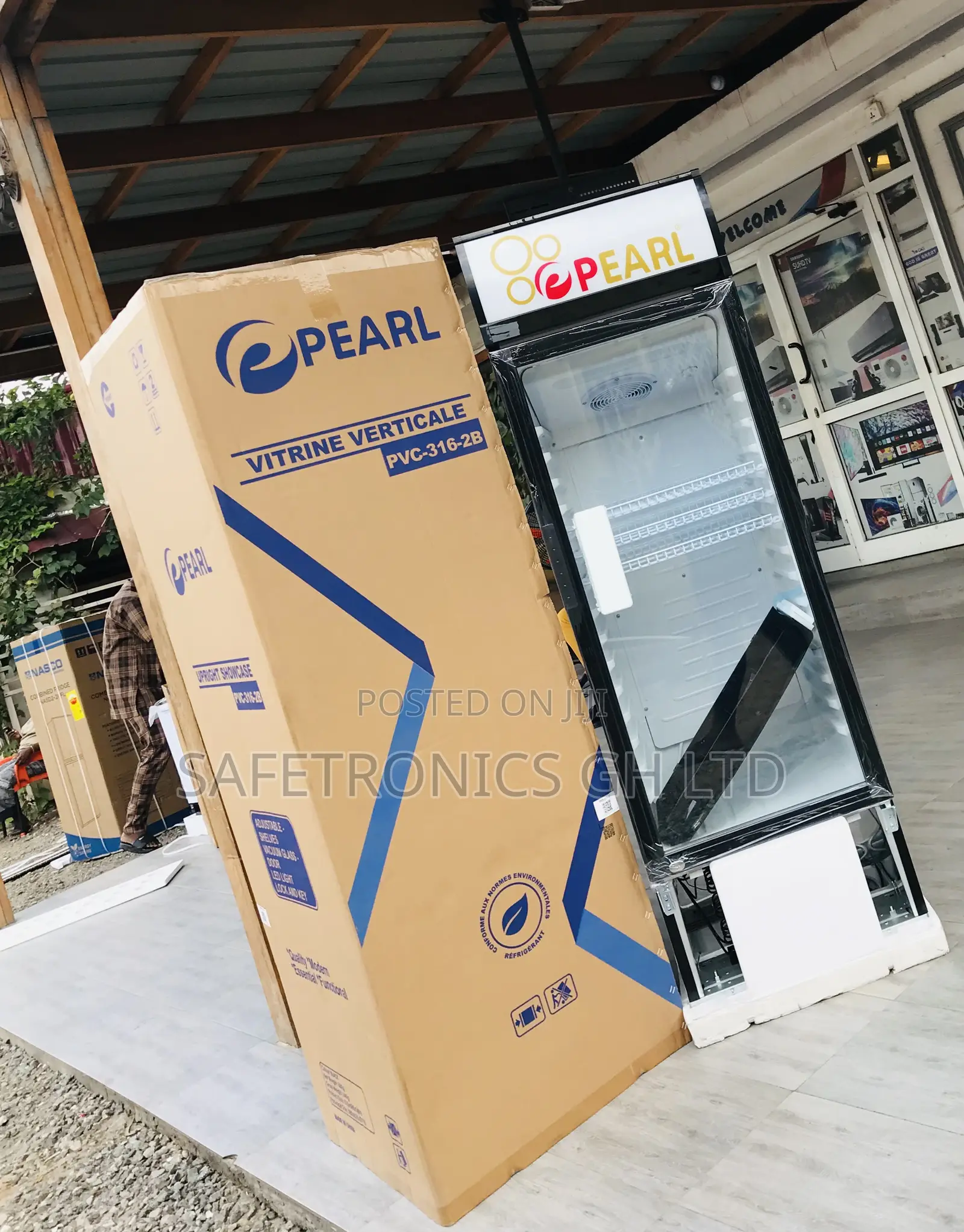 Massive Neat Pearl PVC-316 Singledoor Display 253L Fridge