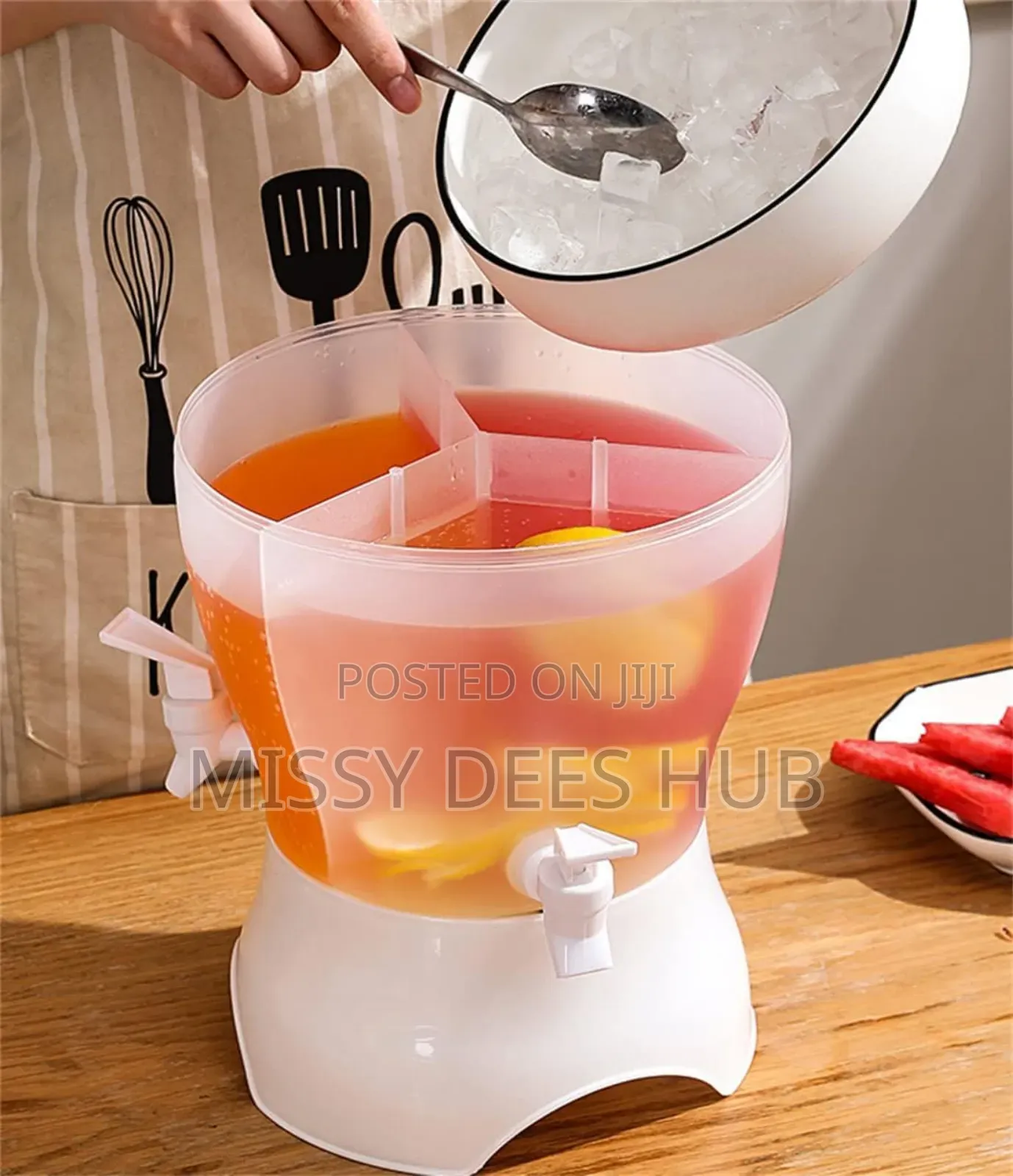 3 Chamber Juice Dispenser