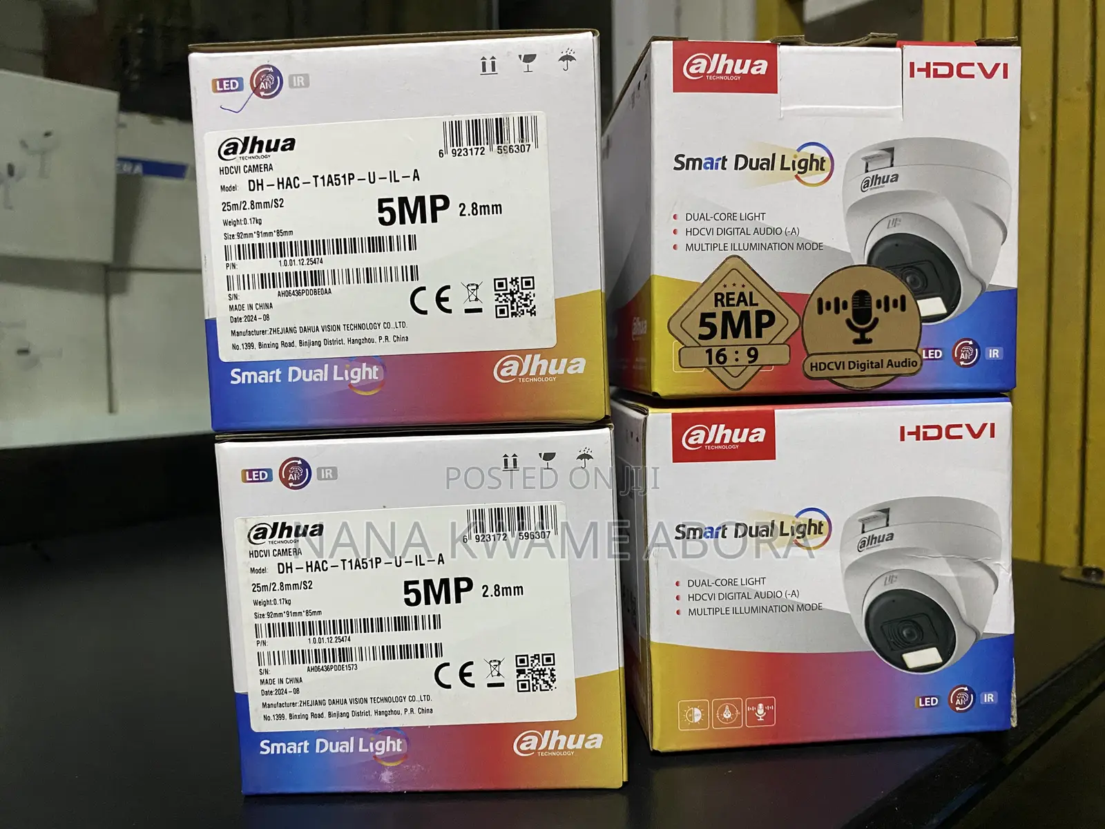 Dahua Dome Camera 5mp Smart Dual Light With Audio